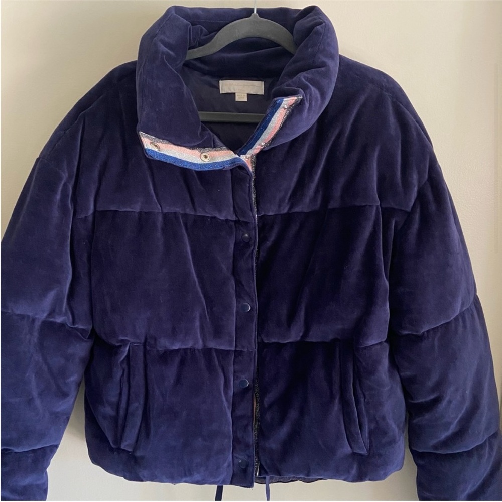 Spiritual Gangster Velour Puffer Jacket - Picture 6 of 6